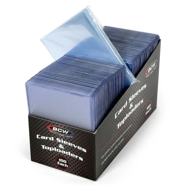Sleeves e deck boxes para cartas colecionáveis